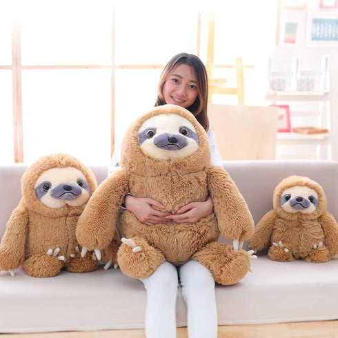 Winsterch Giant Stuffed Sloth Toy for Kids, 27.5 inches Large Plush Animal for Birthday Christmas Valentine's