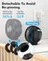 FRIZCOL Stroller Fan for Baby - Portable Rechargeable Fan, Battery Operated for Handheld/Clip On/Car Seat/Camping