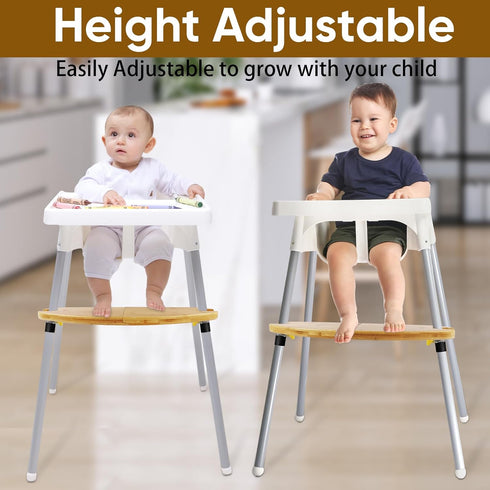 Adjustable Footrest for Antilop IKEA High Chair - Baby Bamboo Accessories