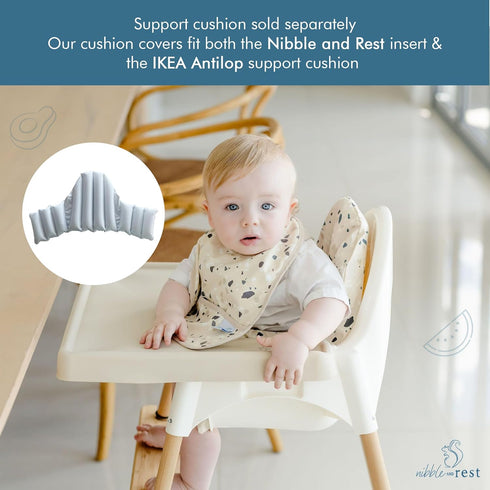 Nibble and Rest Highchair Insert Cover, Compatible for IKEA Antilop Highchair, High Chair Accessories Stain-Proof
