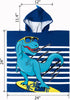 NovForth Kids Beach Towel for Boys Girls, Hooded Bath Towel Wrap, Toddler Pool Towel with Hood