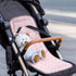 2 Pcs Baby Stroller Seat Liner Accessories, Reversible Cotton Cushion for Newborn Car Seat, Breathable Stroller Mat