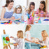 CarlonLin 4 Pack 8-12, (8x8inch) Framed Paint by Number for Kids, Paint by Numbers for Kids Ages Paint by Numbers Kits