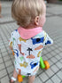 Blue Wren Baby Bandana Drool Bib 5-Pack with MAGNETIC Closure - Safe, Easy, Chic Teething Bib for Boys, Girls, Unisex