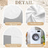 Linens Limited 100% 24"x 38" 10" Inch 4 Microfiber Scalloped Mini Crib Skirt with Drop Lenght with Split Corners