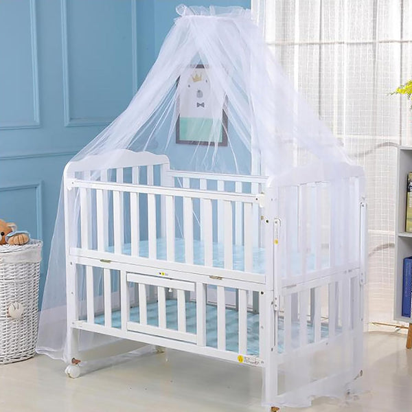 Baby Infant Hanging Mosquito Net,Toddler Dome Canopy Bed Netting, Palace-Style Crib Bedding