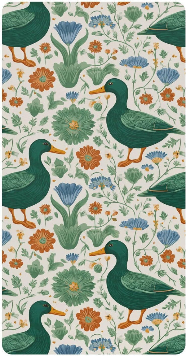 miaozhen Cotton Baby Crib Sheets for Boys Girls Comfy Breathable Ghothic Mallard Tarot