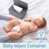 Singhoow 3 Pack Baby Wipes Dispenser Holder Wipe Container for Bathroom with Lid Toilet Tissue Paper Storage Refillable