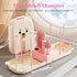6-in-1 Set Pink Travel Baby Bottle Cleaner Kit Portable Brush with Drying Rack & Storage Case | Baby Travel Essentials