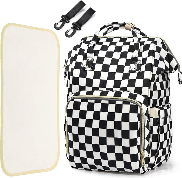 LIMHOO 3 in 1 Diaper Bag Backpack, Multifunction Large Baby Bags with Changing