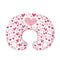 Hechitok Pink Heart Nursing Pillow Cover, Premium Quality Soft Breast Feeding Pillow Covers