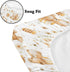 KuphiL10C Mattress-28x52 Cute Cartoon Bear Bee Honeycomb Flowers Floral Leaves Pattern Baby Sheets for Crib, Unisex
