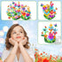 184Pcs Flower Garden Building Toys for Girls Age 3-7, Upgrade DIY Stacking Toys, STEM Educational Toddler Toys