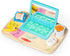 Melissa & Doug Wooden Work & Play Desktop Activity Board - Infant and Toddler Sensory Toy, FSC Certified