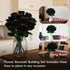 12 Set 528PCS JAKI Roses Bouquet Building with Heart-Shaped Gift Box Base, Gothic Matte Roses Artificial Flower