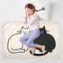 siphylline 52" 34" Cartoon Minimalist Cat Cute Extra Large Resuable Changing Pad Covers Soft Absorbent Potty Training