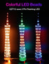 Led Canton Tower Model DIY Electronic Kit, LED Cube Model Handmade Soldering Project Kit, Height 38cm.