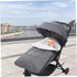 Ckuakiwu 48x90cm Pushchair Bunting Bag, Thicken Warm Stroller Footmuff with Plush Lined, Windproof Infant Car Seat