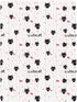 miaozhen 1 Pack 52x28 Cotton Baby Crib Sheets Soft Stretchy Cute Animal Black Cat Handdrawn Crib Mattress Sheet