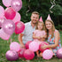 100Pcs 12Inch Pink Balloons Hot Pink Metallic Pink Balloon Light Pink Balloon for Birthday Wedding Baby Shower Princess