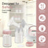 S1/S2/SG/9Plus 4PCS Momcozy 22oz, Breastmilk Storage Bottle Compatible with Spectra /Motif Luna Flange, Wide-Neck