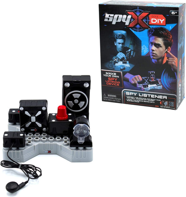 SpyX DIY Listener - STEM Educational Science Kit to Make Your Own Real-Working Spy Listening Device