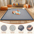 50 50in, 1.4in SUNYRISY Baby Play Mat for Floor x Thick Memory Foam Padded Play Mats for Baby, Soft Velvet Infants