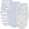 Susurration Swaddle Sleep Sacks 3 Pack 100% Muslin Cotton Swaddle Blanket Small