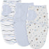 Susurration Swaddle Sleep Sacks 3 Pack 100% Muslin Cotton Swaddle Blanket Small