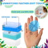 Set (Set 6) Cradle Cap Brush for Babies - Cradle Cap Treatment | Baby Sponge for Bathing | Baby Brush and Comb Newborn
