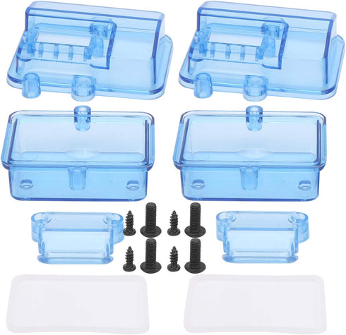 Alomejor 2 Sets Waterproof Receiving Box for RC Car Boat, RC Receiver Protector