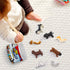 DINOBROS Dog Figurines Playset 8PCS Realistic Detailed Plastic Puppy Figures for Kids Cake Topper