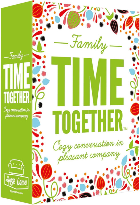 Hygge Games Time Together Family Game – Fun Conversation Starters Card Game for Families, Multicolored, 4" L x 3" W x