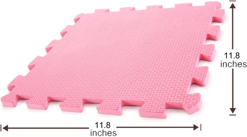 10-Piece (10 Interlocking Floor Mats, Exercise Mat, Safety Play Floor Mat for Kids Tiles Cushions Soft Interlocking