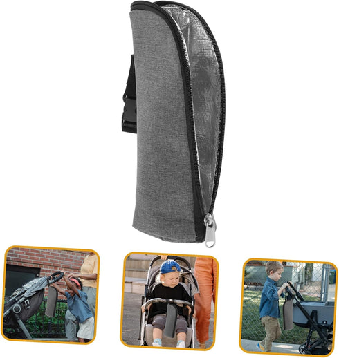 Thermal Insulated Baby Bottle Pouch - Adjustable Waterproof Travel Bag for Milk Storage
