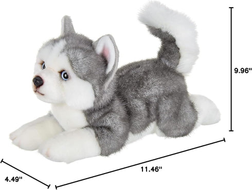 13-Inch 3-14 Bearington Explore Baby Dog Plush, Huggable Stuffed Animal Puppy, Adorable and Cuddly Husky Manouk Dog