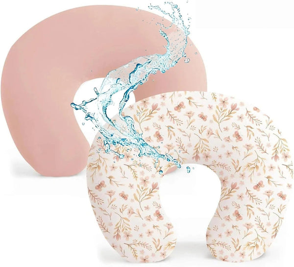 TPCKHY Baby Waterproof Nursing Pillow Cover, Stretchy Nursing Covers for Breastfeeding Pillows, Adorable