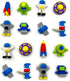 16 PCS Outer Space Puzzle Erasers, 3D Space Pencil Erasers, Perfect for Party Favors, Classroom Prizes