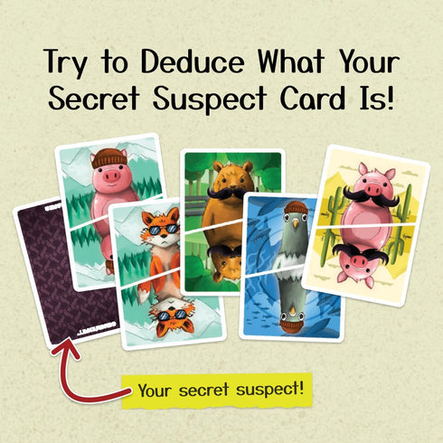 Gamewright - Deduckto - A Quacking Deduction Card Game for Kids Ages 8 and Up, Perfect for Family Game Night!