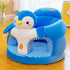 Juaugusep Baby Sit Up Chair with Cartoon Animals Plush Sofa - Toddler Learn to Sit Up - Washable Cover for Back & Head