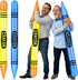 Lunmon 2 Pieces 43.31 Inch Jumbo Inflatable Crayons Balloons Neon Large Blow up