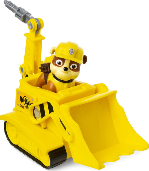 Paw Patrol Rubble’s Bulldozer Vehicle with Collectible Figure - For Kids Aged 3 and Up