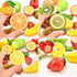 CARLORBO 2 Set Kitchen,9 Wooden Toys for Year Old - Pretend Play Food for Kids Play Cuttable Toy Fruit and Veg
