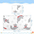 HXshaoye 28" 52"Breathable Cooling Baby Mattress x Crib Bumper Pads for Baby&Toddler Snowflake Patterns Cartoon Gray