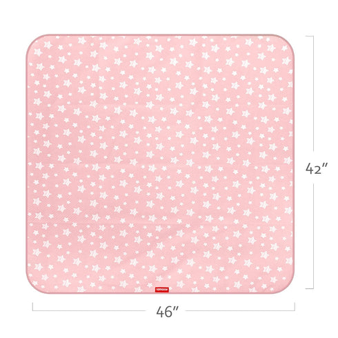 42X46 Inch Baby Splat Mat Anti Slip Waterproof High Chair Mat, Baby Feeding Table Cloth Floor Mat Cover, Baby Art