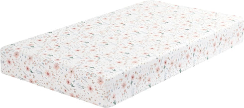 The Homistry 3-Piece Set Set The Hmistry Crib Bedding for Girls - Reversible Quilt, Fitted Sheet, Crib Skirt - Soft