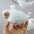 Goukurlsma Sheep Baby Mobile for Crib, Cloud Baby Crib Mobile for Girls & Boys, Neutral Crib Toys Hanging, Lamb Baby