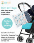 2pcs 2LW04 ALVABABY Waterproof Wet Dry Bags,Reusable with Two Zippered Pockets,Baby Cloth