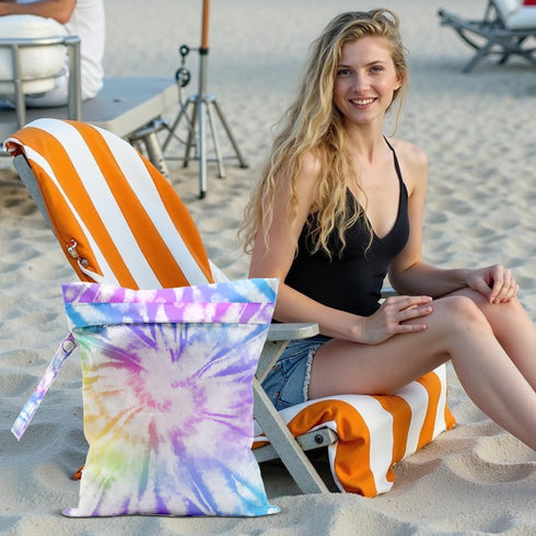 Cloth Diaper Wet Dry Bags Waterproof Reusable Travel Beach Pool Daycare Soiled Baby Items Yoga Gym Bag for Swimsuits