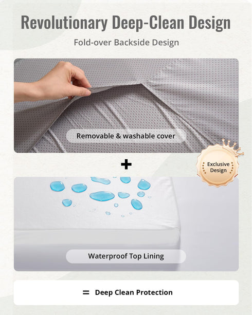 1.3" 71x59 Blissful Diary Thick Baby Play Mat, Playpen Mat with Removable & Washable Cover, Extra Large Crawling Rug